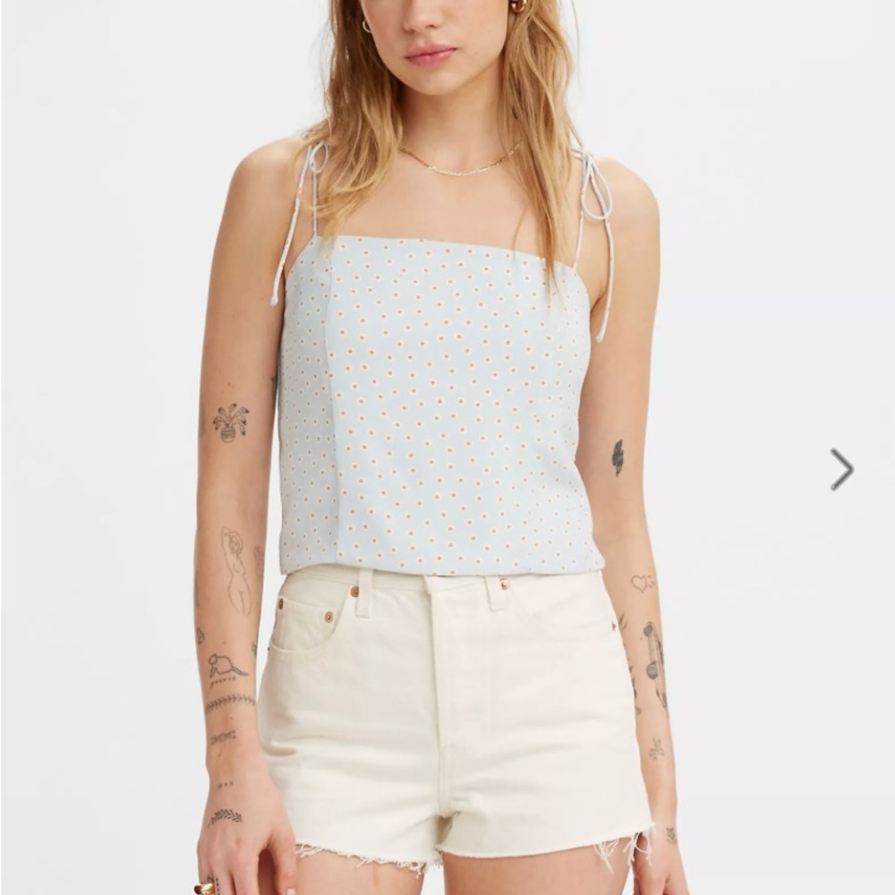 Levi’s DELIAH SMOCKED CAMI size small